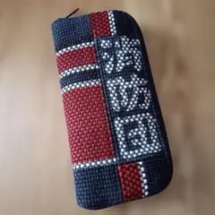 古布 長財布 時代物 アンティーク ハンドメイド