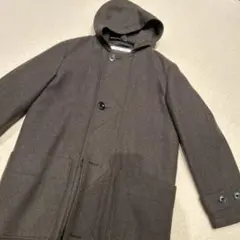 UNIQLO and LEMAIRE フード付きブラウンコート S