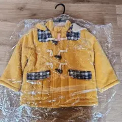 La Chiave フード付きイエローカラーコート 90