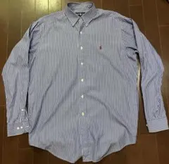 Ralph Lauren メンズ長袖シャツ ストライプ 15 1/2