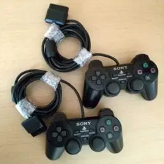 SONY PS2 アナログ コントローラーDUALSHOCK2  2点セット