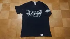 Dickies ディッキーズ Tシャツ 紺 メンズS ROCKS東京2010古着