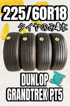 2026年新車外し】225/60R18 ダンロップGRANDTREK PT30 - メルカリ