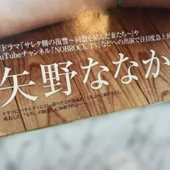 矢野ななか雑誌切り抜き