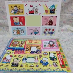 C*⋈様 サンリオキャラクター　昭和レトロ　ステッカー ２シートセット