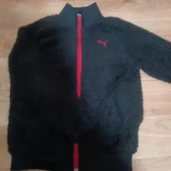 PUMA フリースジャケット 130 ブラック