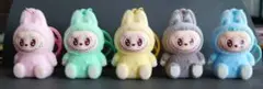 LABUBU ラブブ　キーホルダー　5色セット