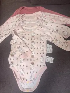 ユニクロベビー長袖肌着　ボディスーツ　80 ミッフィー　うさこちゃん