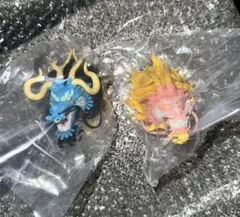 ワンピース　一番くじ　F賞　ヘッドマグネット　カイドウ　モモの助　セット
