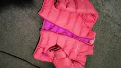 mont-bell キッズ用ダウンコート ピンク