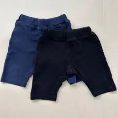 【moujonjon】ハーフパンツ 2枚セット