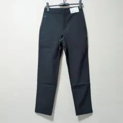 【タグ付/試着のみ】 UNIQLO 暖パン S ブラック 股下63cm裾上げ済み