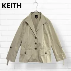 KEITH✨ジャケット（38）春秋 カジュアル レディース ベージュのサムネイル