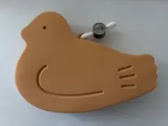 豊島屋　鳩の日　はとっこ　シリコンポーチのみ　茶色