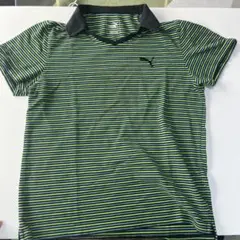 Puma ストライプ ポロシャツ メンズ