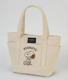 PEANUTS スヌーピー＊トートバッグ コーデュロイ