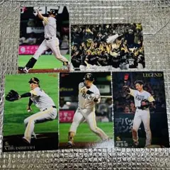 カルビープロ野球カード 2016柳田、2019本多雄一（レジェンド）SBホークス