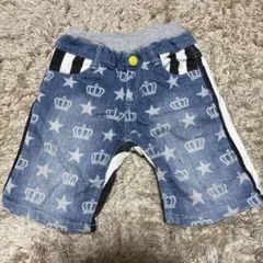 BabyDoll 星と王冠プリント 半ズボン 110cm