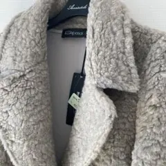 【新品未使用タグ付き】Superior テディコート イタリア製 グレーベージュ