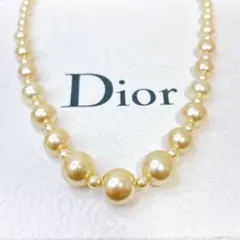 美品✨Christian Dior ディオール パールネックレス ヴィンテージのサムネイル