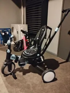 BTM trike 三輪車7in1 ブラック・ライトブルーのサムネイル