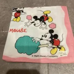 ミッキーマウス ハンカチ 綿100%