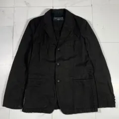 コムデギャルソンオム 縮絨加工 テーラドジャケット 製品染め ブラック M