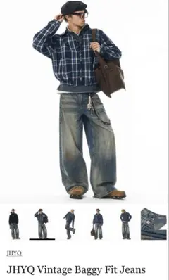 【完売品】Menes JHYQ Vintage Baggy Fit Jeans