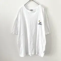 QUASH クアッシュ スケーター おじさん 刺繍 Tシャツ 白 M 綿100%のサムネイル