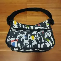 レスポ　ナイロン ショルダーバッグ 多色シルエット