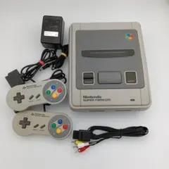 31009後期型APU【簡易清掃済み】スーパーファミコン 本体　セット