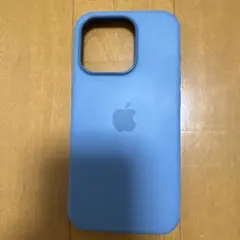 【純正】iPhone15pro用 シリコンケース マグセーフウィンターブルー