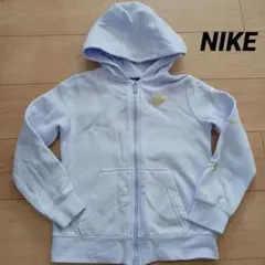 Nike 薄紫 フード付き ジップアップ パーカー Sサイズ