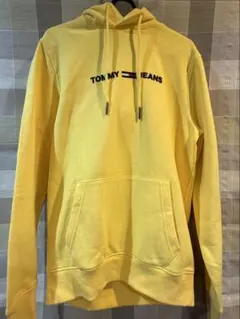 TOMMY JEANS イエロー パーカー S