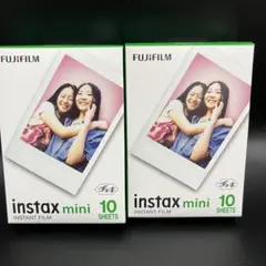 FUJIFILM instax mini インスタントフィルム 10枚入り2個