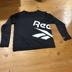 Reebok キッズ 長袖ラッシュガード ブラック 130cm