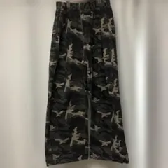 チャオパニック　迷彩 カーゴパンツ ゴム入りウエスト