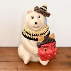 しろくま貯金箱 置物