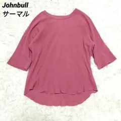 y2k 90s 00s Johnbull サーマル ワッフル シャツ ピンク系のサムネイル