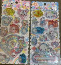 かおりつき　ウォーターインシール　キラうさツインズ　あわわちゃん　正規品