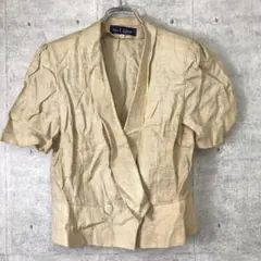 Miss Chloé オールド 古着 麻素材 カシュクール サマージャケットのサムネイル