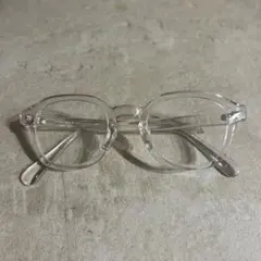 JINS クリアオーバルメガネ