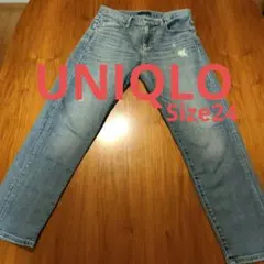 UNIQLO JEANS　ユニクロ　レディース　デニム　テーパード カイハラ製