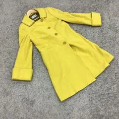 ☆Jocomomola☆ホコモモラ☆ウールコート☆ジャケット☆イエロー(40)