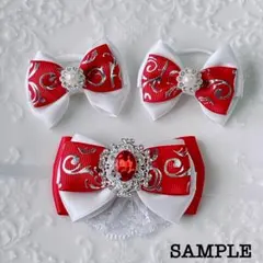 【S2】ぬい服 リボン いつぬい あんスタ 赤 レッド