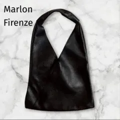 【美品】マーロンフィレンツェ トライアングルバッグ レザー イタリア製