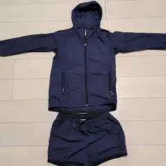 adidas ネイビー ジャケット・ショーツセット L