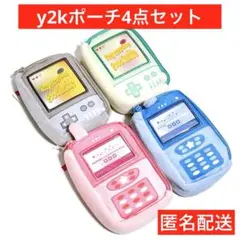 Y２K携帯　ゲーム機ポーチ　ダイソー　匿名送　y2k　4点　ガラケー　平成レトロのサムネイル