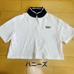 ハニーズSサイズ　ポロシャツ 半袖 ホワイト