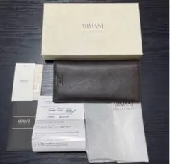 革製長財布 アルマーニコレツォーニ　ARMANI COLLEZIONI